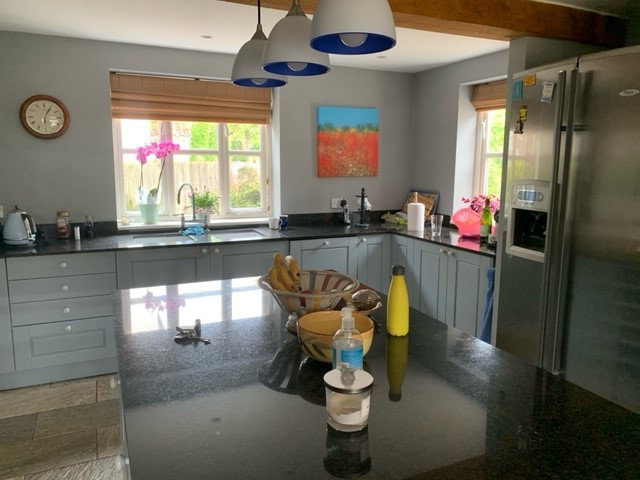 Painted Kitchen, Lidgate, Newmarket, Suffolk