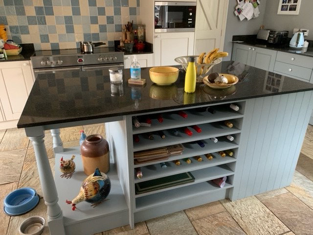 Painted Kitchen, Lidgate, Newmarket, Suffolk