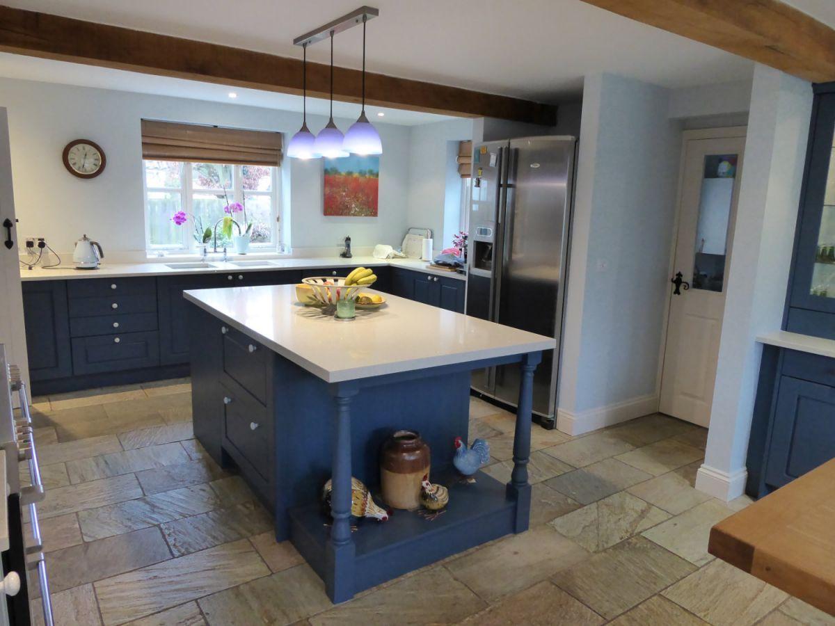 Painted Kitchen, Lidgate, Newmarket, Suffolk