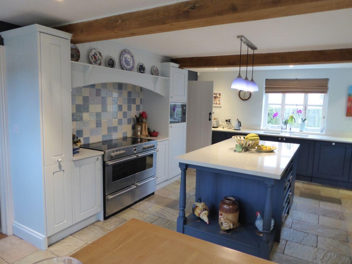 Painted Kitchen, Lidgate, Newmarket, Suffolk
