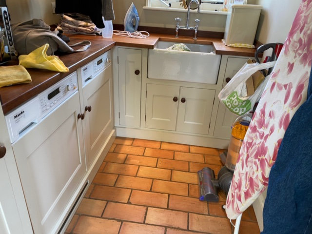 Painted Kitchen in Long Melford Suffolk
