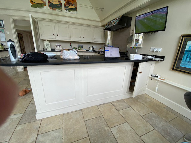 Painted Kitchen in Long Melford Suffolk