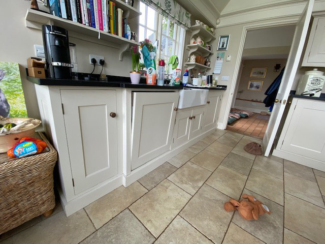 Painted Kitchen in Long Melford Suffolk
