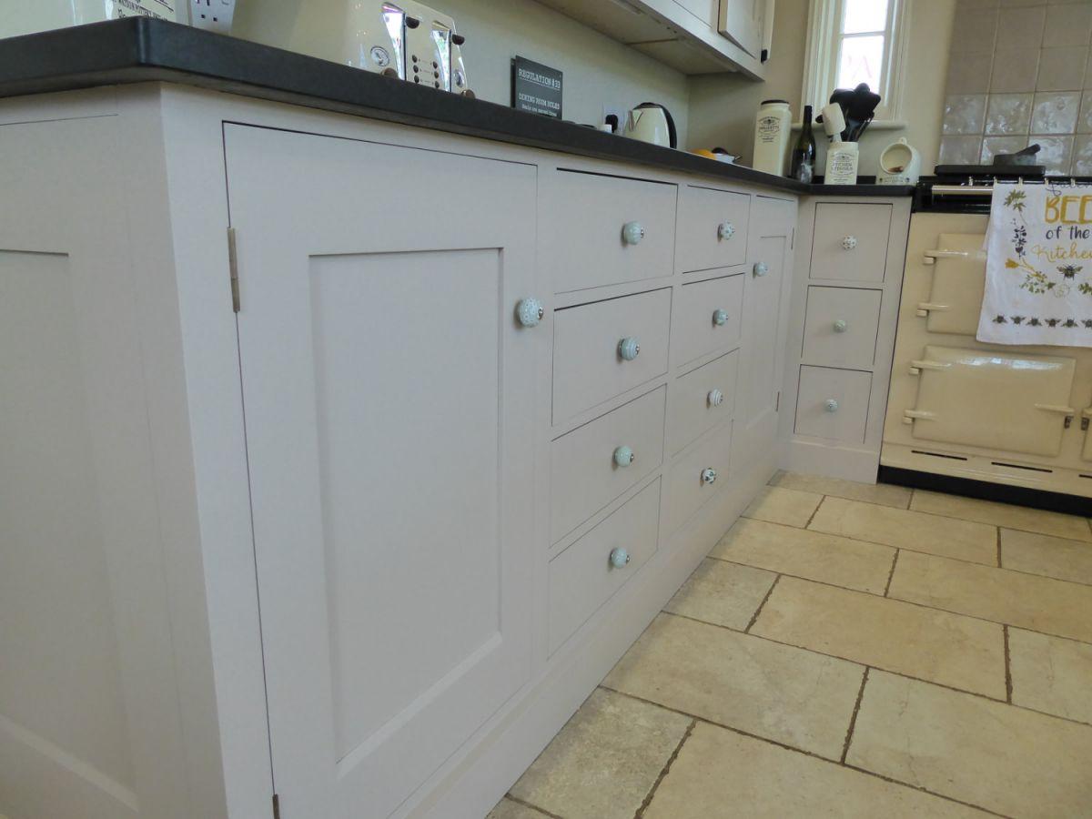 Painted Kitchen in Long Melford Suffolk