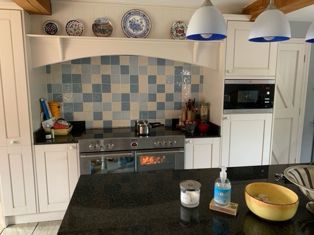 Painted Kitchen, Lidgate, Newmarket, Suffolk