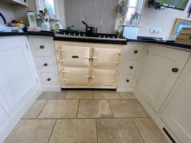 Painted Kitchen in Long Melford Suffolk