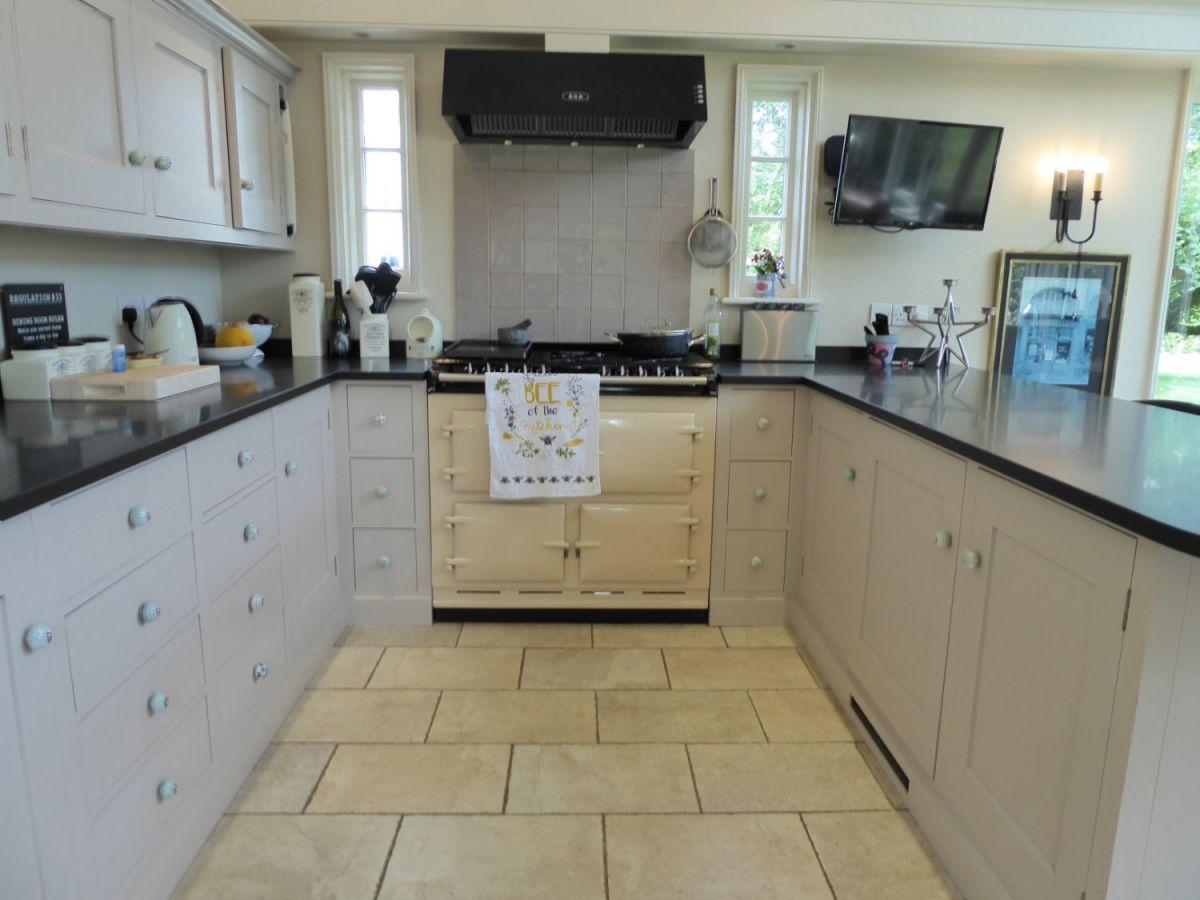 Painted Kitchen in Long Melford Suffolk
