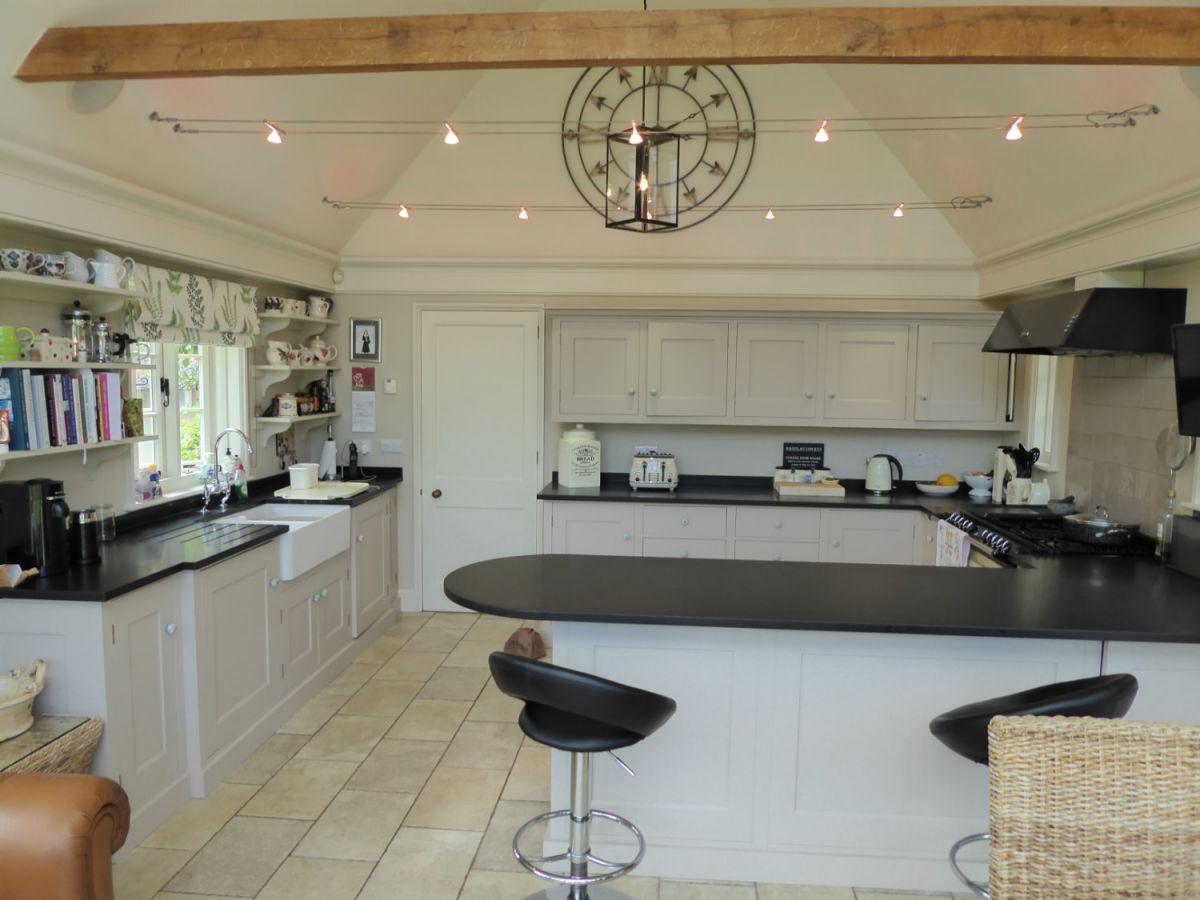Painted Kitchen in Long Melford Suffolk