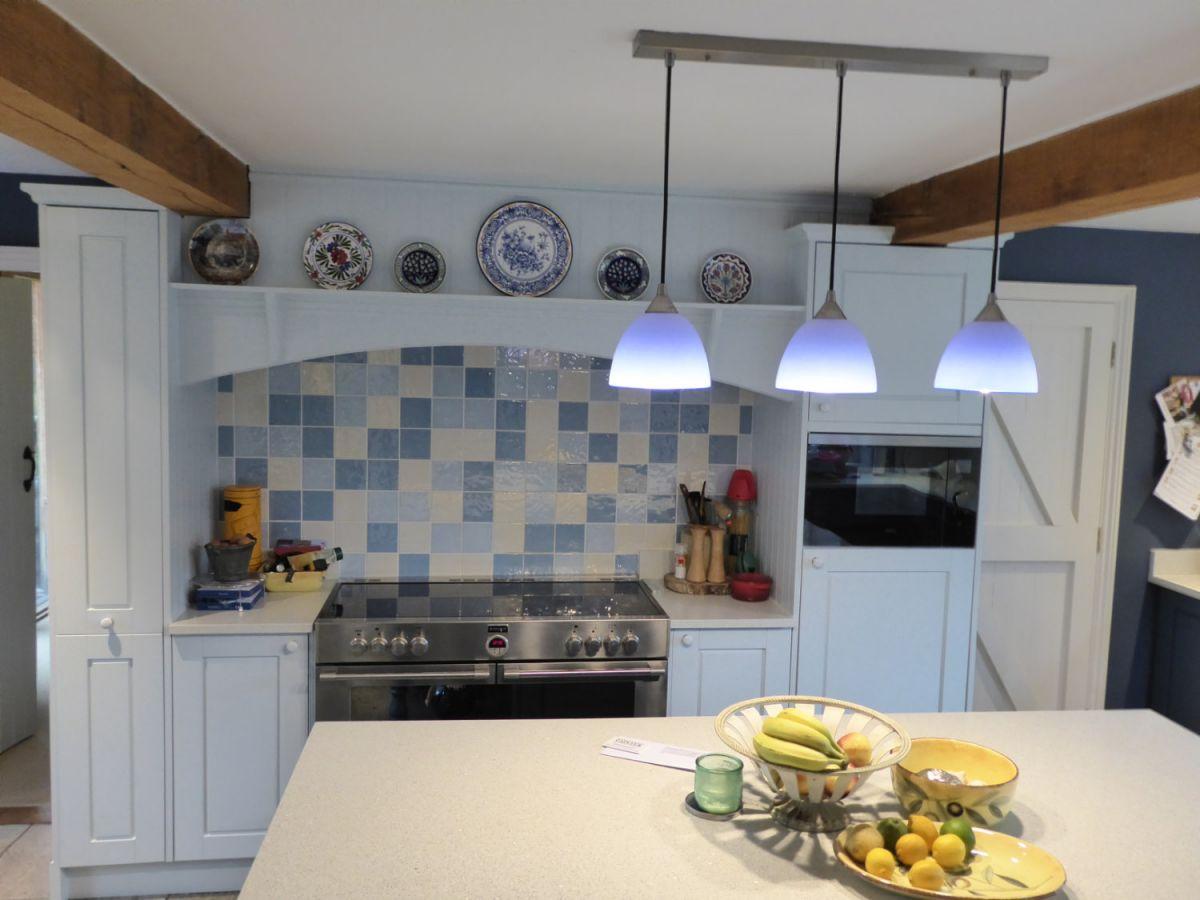 Painted Kitchen, Lidgate, Newmarket, Suffolk