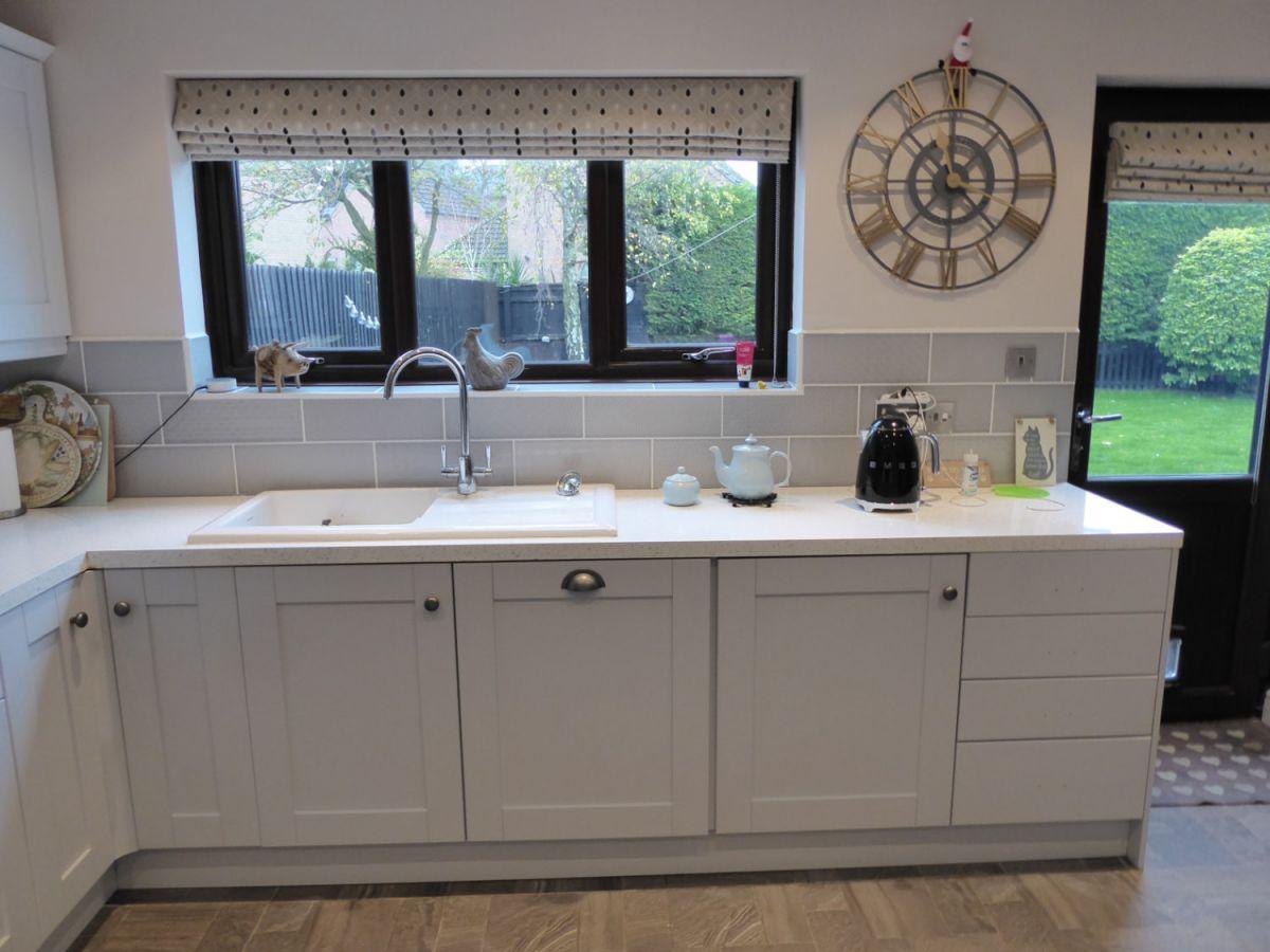 Painted Kitchen in Mildenhall Suffolk