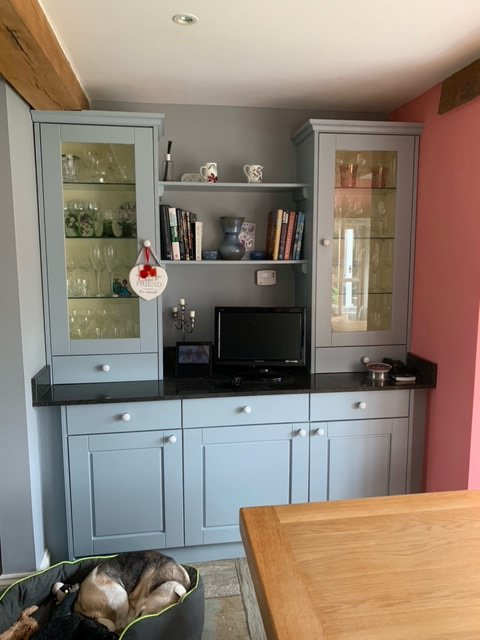 Painted Kitchen, Lidgate, Newmarket, Suffolk