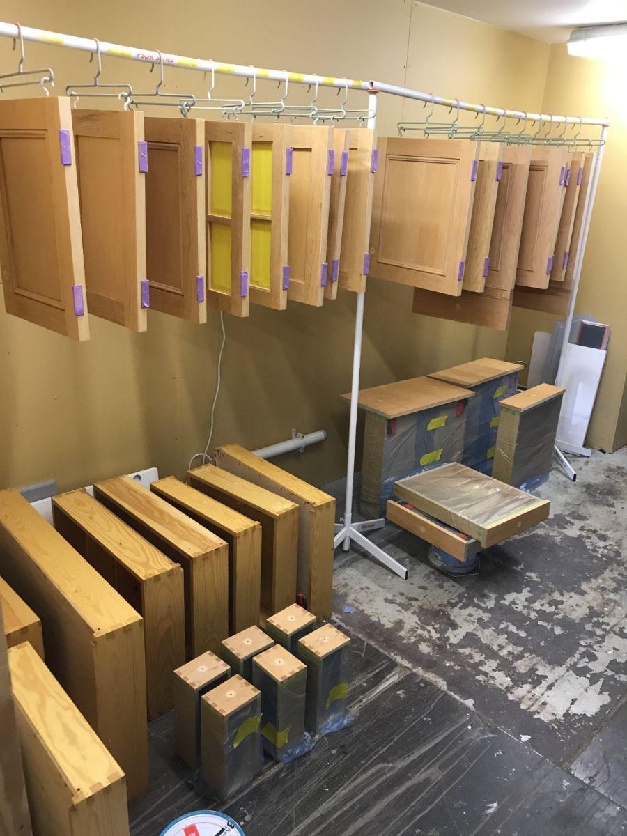 Painted Kitchen in Hempstead Saffron Walden