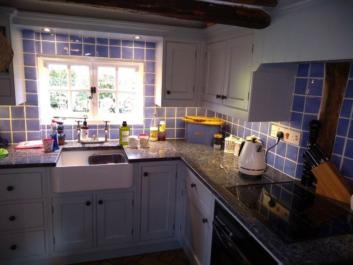 Painted Kitchen Priory Green