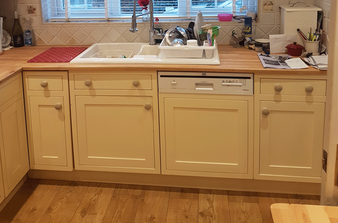 Painted Kitchen West Bergholt